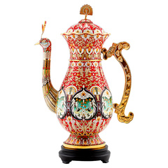 张同禄《孔雀壶》