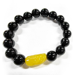 保丽金蜜蜡貔貅手串